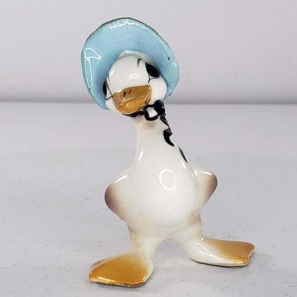 Freeman McFarlin Mama Duck Mother Goose Bonnet Miniature Figurine - Picture 4 of 7